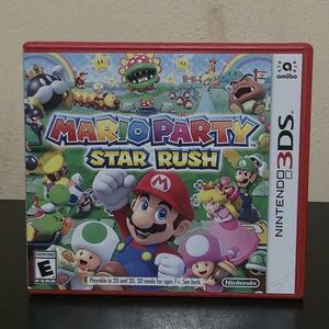 Mario Party Star Rush (Nintendo 3DS, 2016) Authentic - Tested & Working